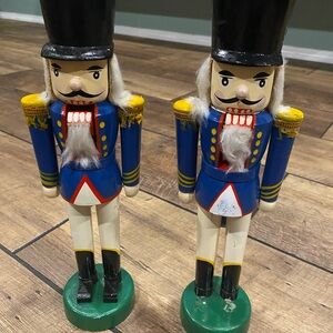 Blue Nutcracker Figurines